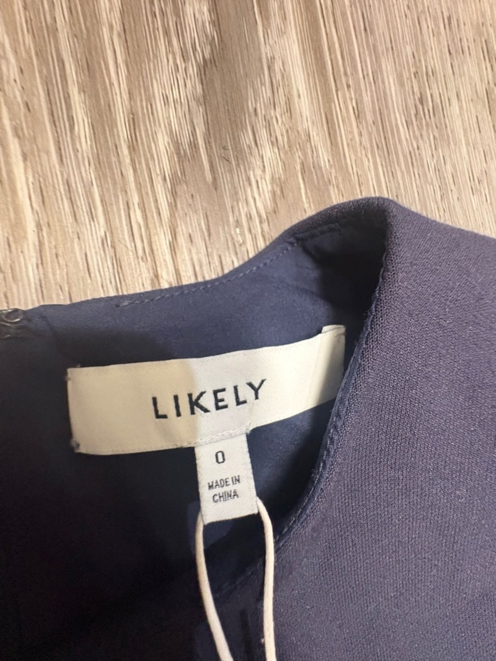 Likely navy Puff-Sleeve Fit & Flare Dress - Picture 12 of 16